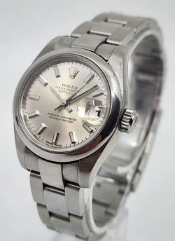 2008 ROLEX DATEJUST 179160 STAINLESS STEEL 26MM LADIES WATCH