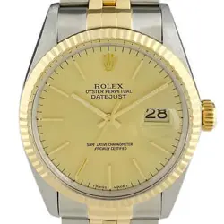 ROLEX DATEJUST 16013 YG AUTOMATIC MEN'S #BS126