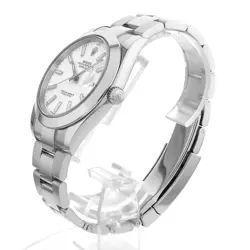 ROLEX DATEJUST 41 126300 WHITE BAR 3 ROW OYSTER  888985