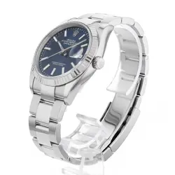 ROLEX DATEJUST 36 126234 BLUE BAR 3 ROW OYSTER  425760