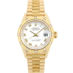 ROLEX DATEJUST BEZEL 12P DIAMOND 79288 WHITE CENTER ROMA W 951168