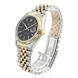 ROLEX DATEJUST 16233 BLACK BAR U 62973