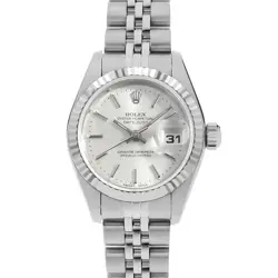 ROLEX DATEJUST 79174 SILVER BAR Y NUMBER SECOND HAND WOMEN