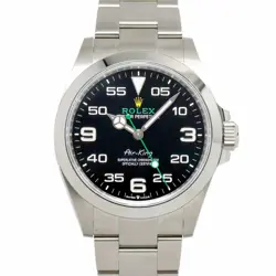 ROLEX AIR KING 126900 SERIAL RANDOM AUTOMATIC BLACK DIAL MENS WATCH 90268054