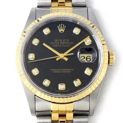 ROLEX DATEJUST 16233G T NUMBER MEN'S WATCH FROM JAPAN G0507