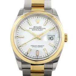 ROLEX DATEJUST 126203 ROULETTE ENGRAVED RANDOM SERIAL MEN'S WATCH G0507