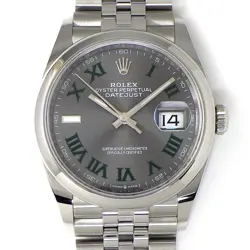 ROLEX DATEJUST 36 126200 ROULETTE ENGRAVED MEN'S WATCH FROM JAPAN G0507