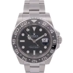 ROLEX GMT MASTER 116710LN  AUTOMATIC WATCH BLACK STAINLESS STEEL