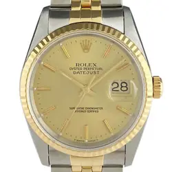 ROLEX DATEJUST 16233 YG AUTOMATIC MEN'S #BS127