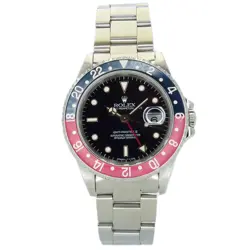 ROLEX 16710 GMT-MASTER II BLACK RED #KN153