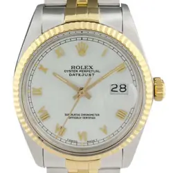 ROLEX DATEJUST 16013 YG AUTOMATIC MEN'S #BS130
