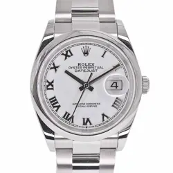 ROLEX 126200 DATEJUST 36 WHITE #KN230