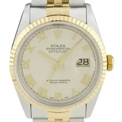 ROLEX DATEJUST PYRAMID 16233 AUTOMATIC MENS USED BUYS-0