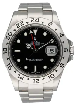 ROLEX EXPLORER II 16570 BLACK DIAL MENS WATCH