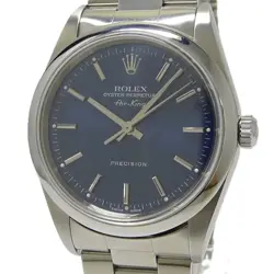 ROLEX AIR KING SELF-WINDING SS BLUE DIAL P NUMBER 14000 USED SKAI-0