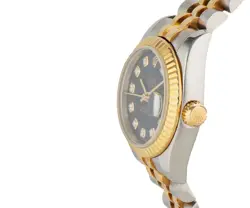 2004 Rolex Datejust 179173, 26MM, Diamond Blue Dial, Two Tone Ladies Watch