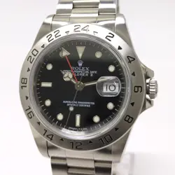 ROLEX EXPLORER 2 SELF-WIND SS BLACK DIAL T 16570 USED SKAI-0