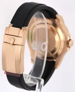 NOS STICKERED Rolex Yacht-Master 18k Rose Gold Oysterflex 40mm 116655 Watch BOX