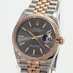 Rolex Datejust 36 Ref 126231 Rhodium Dial Steel 18K Everose Gold Automatic 2023