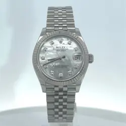 ROLEX DATEJUST 31 MM 278274 WHITE MOTHER OF PEARL 2022 JUBILEE B&P
