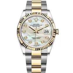 ROLEX DATEJUST 36 126233 MOTHER OF PEARL DIAMOND, OYSTER