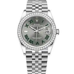 ROLEX DATEJUST 36 126284RBR SLATE ROMAN, JUBILEE