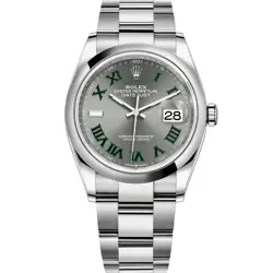 ROLEX DATEJUST 36 126200 SLATE ROMAN, OYSTER - PRE-OWNED