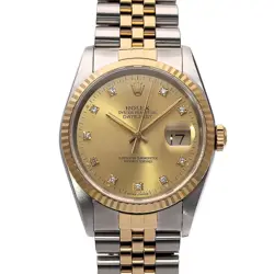 ROLEX DATEJUST 10P DIAMOND 16233G/DIAMOND SELF-WINDING 940839