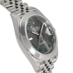 ROLEX DATEJUST 41 126300 SLATE/GREEN ROMAN DIAL  941056