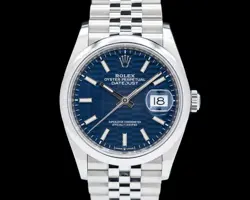 ROLEX DATEJUST 126200 BLUE MOTIF DIAL / JUBILEE BRACELET