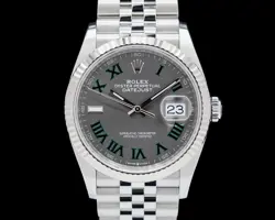 ROLEX DATEJUST 126234 SS RHODIUM 