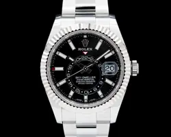 ROLEX SKY DWELLER 326934 SS BLACK DIAL