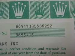 ORIGINAL GENUINE ROLEX