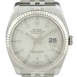 ROLEX DATEJUST 116234 WG AUTOMATIC MEN'S #BS067
