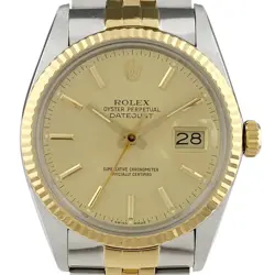 ROLEX DATEJUST 16013 YG AUTOMATIC MEN'S #BS115
