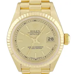ROLEX DATEJUST 69178 YG AUTOMATIC LADIES' #BS050