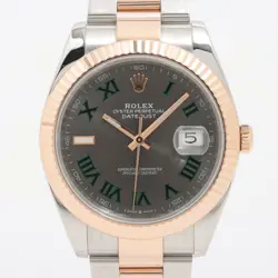 ROLEX DATEJUST 126331 SS×PG SS×PG AT SLATE DIAL OYSTER BRACELET