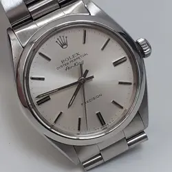ROLEX AIR KING PRECISION 34 MM STEEL OYSTER AUTOMATIC WATCH 5500 CIRCA 1983