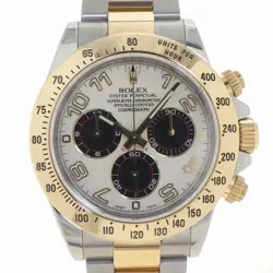 ROLEX COSMOGRAPH DAYTONA 116523 STAINLESS STEEL YELLOW GOLD MEN'S WATCH