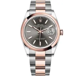 ROLEX DATEJUST 36 126201 WRISTWATCH - SLATE, OYSTER