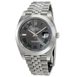 ROLEX DATEJUST 41 SLATE DIAL AUTOMATIC MEN'S JUBILEE WATCH 126300GYRJ