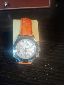 ROLEX 1992 DAYTONA WHITE GOLD 18K WITH ALLIGATOR BAND