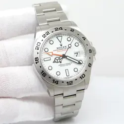ROLEX 226570 EXPLORER II WITH WHITE DIAL