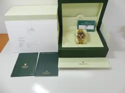 ROLEX 18K YELLOW GOLD DAYTONA, PAUL NEWMAN DIAL, 116528 