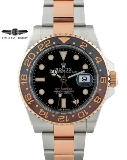 2024 ROLEX GMT-MASTER II ROOTBEER 126711CHNR STEEL & 18K ROSE GOLD MINT BOX&CARD