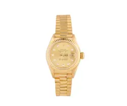 1997 ROLEX DATEJUST PRESIDENT 69178, 26MM, DIAMOND DIAL, LADIES WATCH