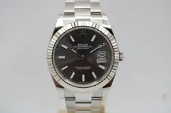 ROLEX DATEJUST MEN'S RHODIUM / GREY  WATCH - 126334 WITH PAPERS 2023