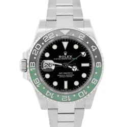 2023 PAPERS ROLEX GMT-MASTER II SPRITE GREEN 40MM BLACK OYSTER 126720 VTNR BOX
