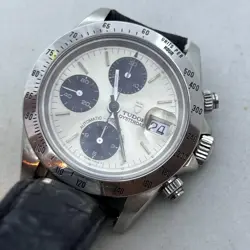 TUDOR PRE TIGER ROLEX CASE AND CROWN REF 79260  PANDA AUTOMATIC CHRONOGRAPH