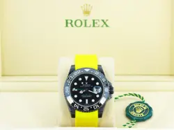 ROLEX 116710LN GMT-MASTER II 50TH ANNIVERSARY BESPOKE DLC CERACHROM GREEN DUAL